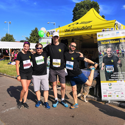 4 štafety Český Goodwill včera utekly předsudkům s Yellow Ribbon Run - uteč předsudkům...